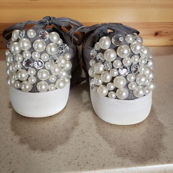 Steve Madden gray Grit platform sneaker - Picture 2 of 8